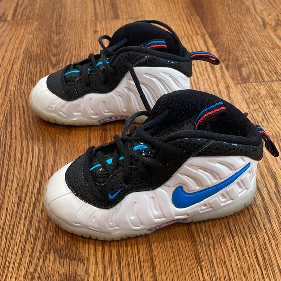 Nike Little Posite Pro TD 3D Safari Youth Size 7C Sneakers. Excellent Condition. - Picture 6 of 13